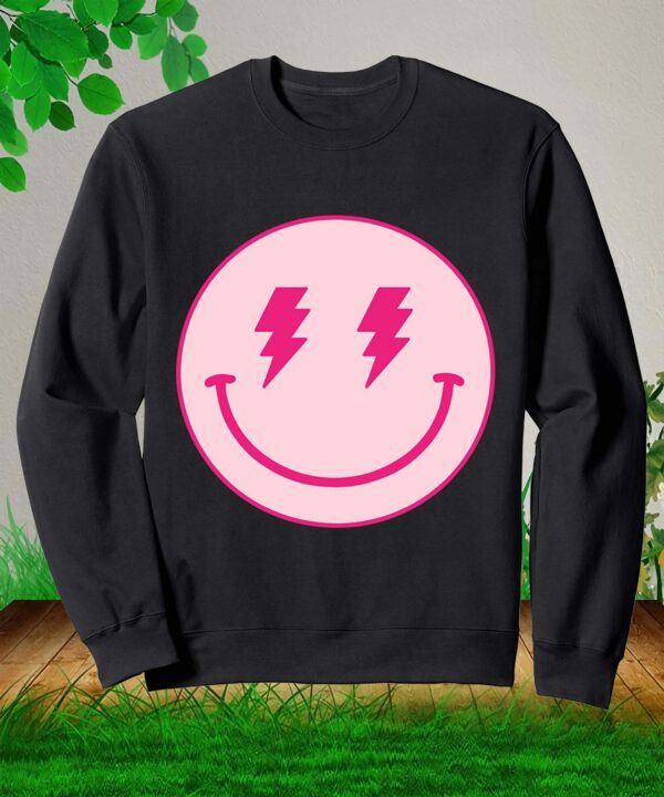 Lightning Bolt Smiley Face Sweatshirt