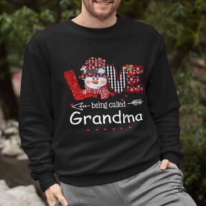 Love Being Called Grandma Christmas Sweatshirt