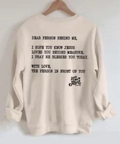 Love Like Jesus Sweatshirt 2