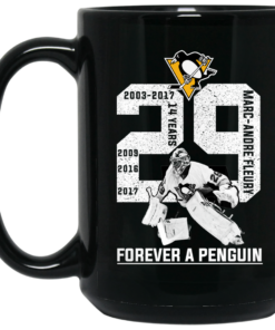 Marc Andre Fleury Forever A Penguin Mug Shirt Sweatshirt Long Sleeve Hoodie Tank Mug 2