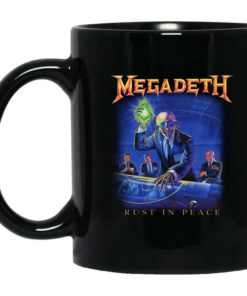 Megadeth Rust In Peace Mug Shirt Sweatshirt Long Sleeve Hoodie Tank Mug 1