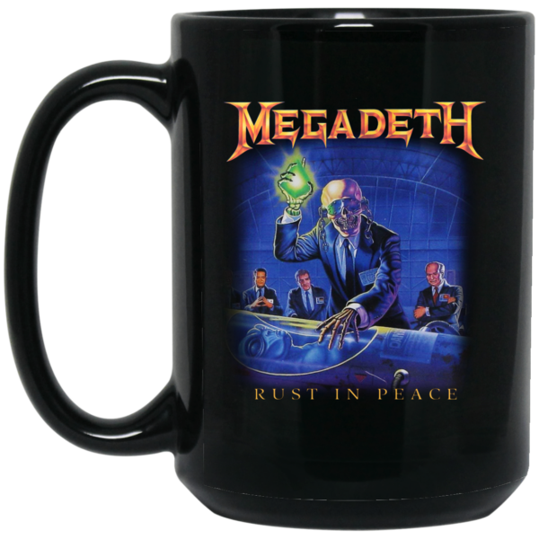 Megadeth Rust In Peace Mug Shirt Sweatshirt Long Sleeve Hoodie Tank Mug