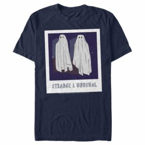 Men’s Beetlejuice Halloween Strange and Unusual Ghost Photo T-Shirt