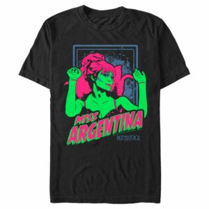 Men’s Beetlejuice Neon Miss Argentina T-Shirt