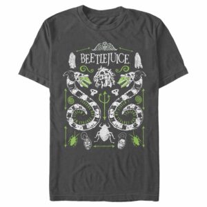 Men’s Beetlejuice Sandworm and Betelgeuse Symmetrical T-Shirt