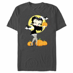 Men’s Betty Boop Halloween Pumpkins T-Shirt