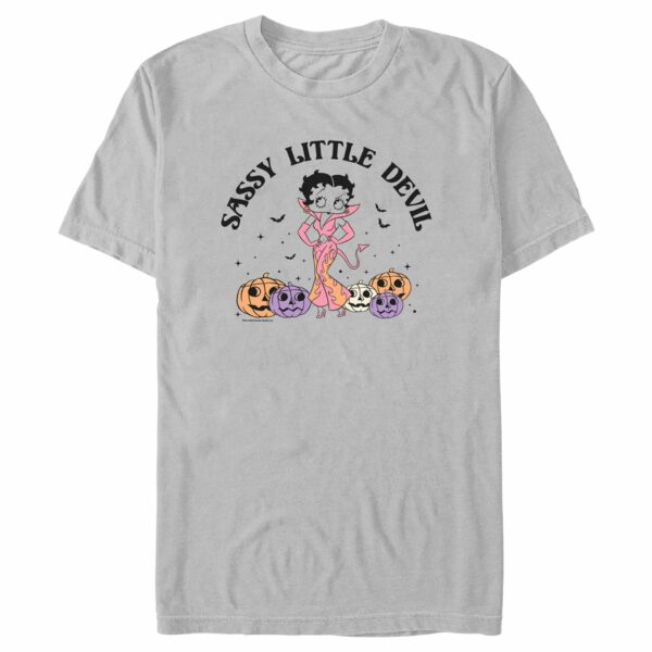 Men’s Betty Boop Halloween Sassy Little Devil T-Shirt