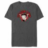 Men’s Betty Boop Halloween Zombie Love Heart T-Shirt