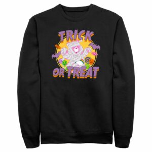 Men’s Care Bears Halloween Trick-Or-Treat Cheer Bear Mummy Sweatshirt