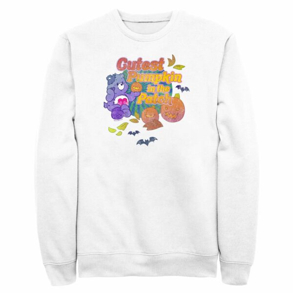 Men’s Care Bears Harmony Bear Cutest Pumpkin in the Patch Sweatshirt