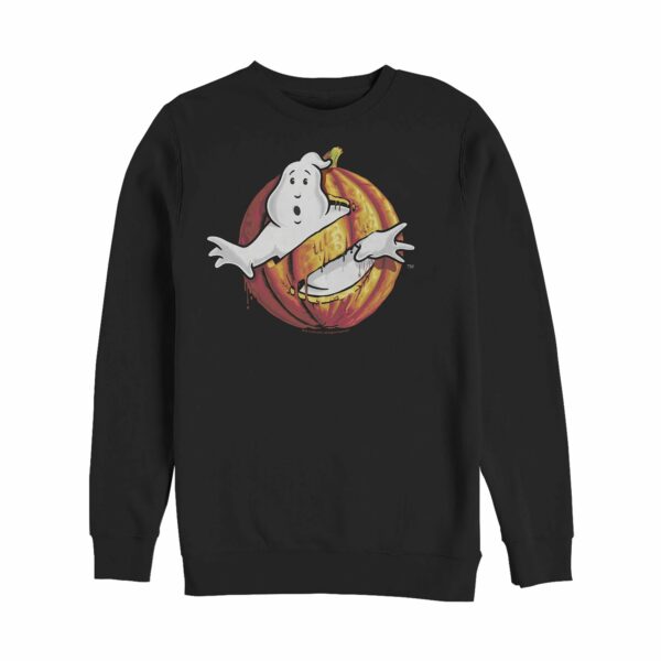 Men’s Ghostbusters Halloween Pumpkin Logo Sweatshirt