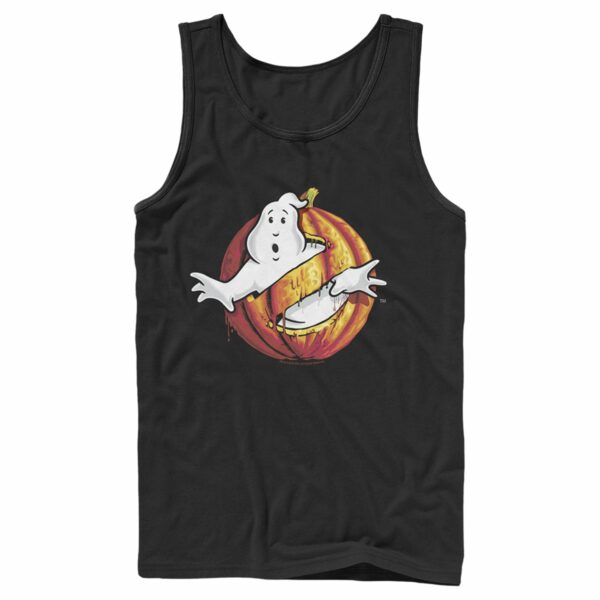 Men’s Ghostbusters Halloween Pumpkin Logo Tank Top