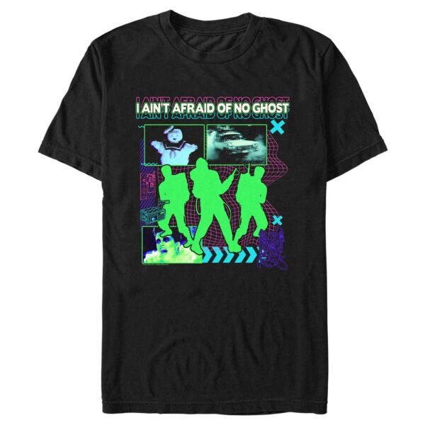 Men’s Ghostbusters Neon I Ain’t Afraid of No Ghost T-Shirt