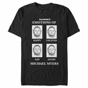 Men’s Halloween II Emotions of Michel Myers T-Shirt