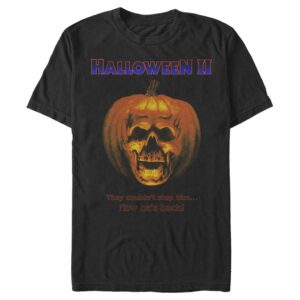 Men’s Halloween II Sequel Poster They Couldn’t Stop Him Now He’s Back T-Shirt