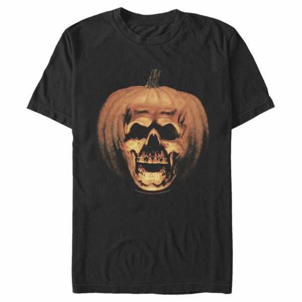 Men’s Halloween II Skeleton Carved Pumpkin T-Shirt