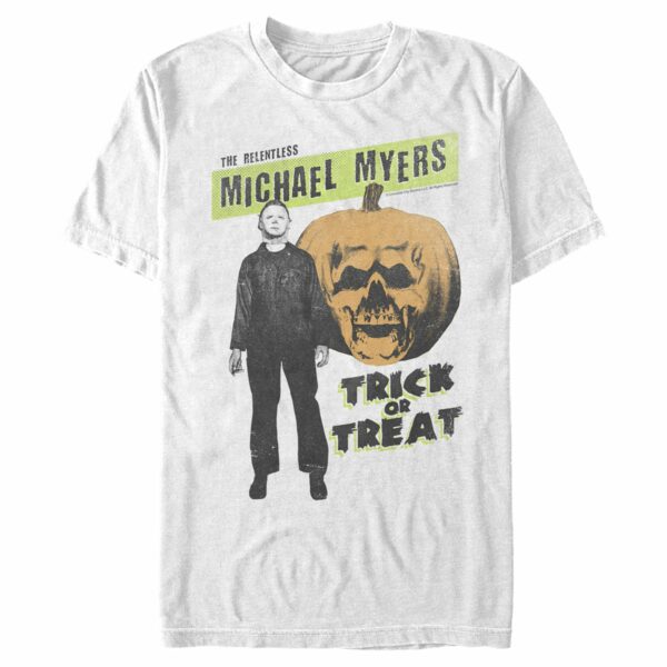 Men’s Halloween II The Relentless Michael Myers Sequel Pumpkin T-Shirt