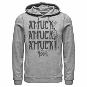 Men’s Hocus Pocus Amuck Quote Pull Over Hoodie