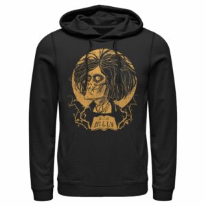 Men’s Hocus Pocus Billy Zombie Portrait Pull Over Hoodie