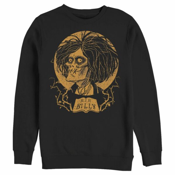 Men’s Hocus Pocus Billy Zombie Portrait Sweatshirt