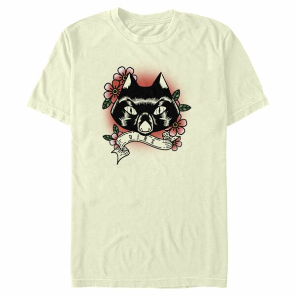 Men’s Hocus Pocus Binx Flower Tattoo T-Shirt