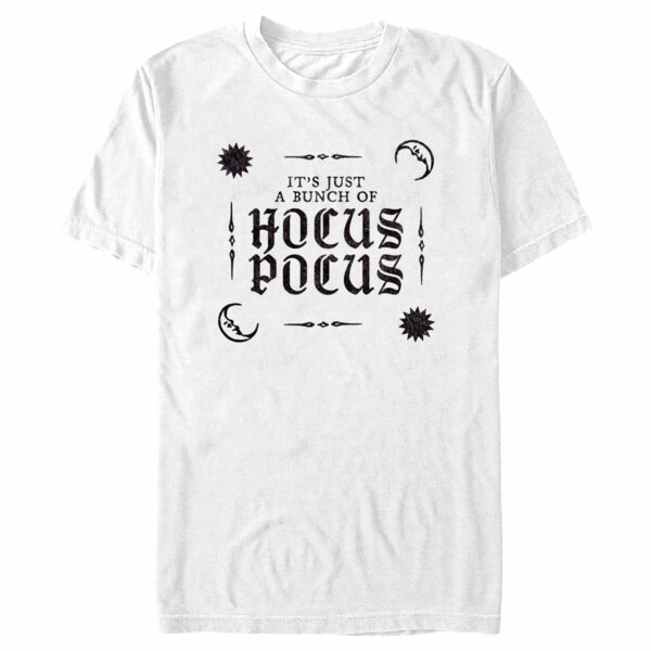 Men’s Hocus Pocus It’s Just a Bunch Text T-Shirt