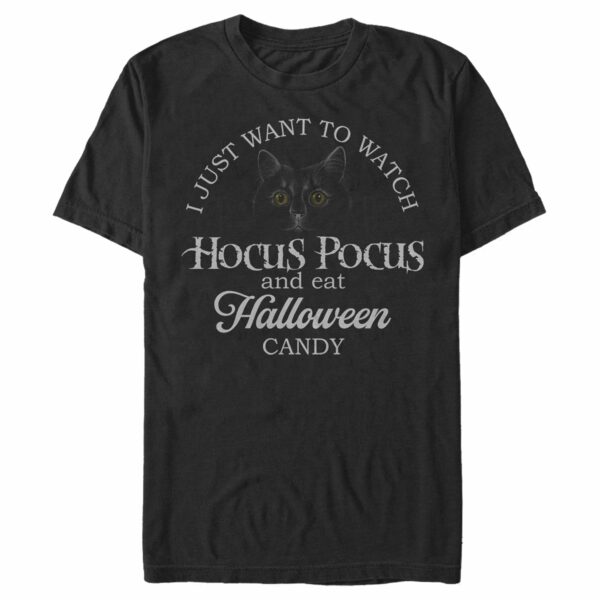 Men’s Hocus Pocus Just Want to Eat Halloween Candy T-Shirt