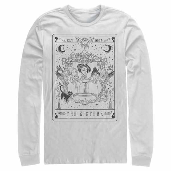 Men’s Hocus Pocus Sanderson Sister Tarot Card Long Sleeve Shirt