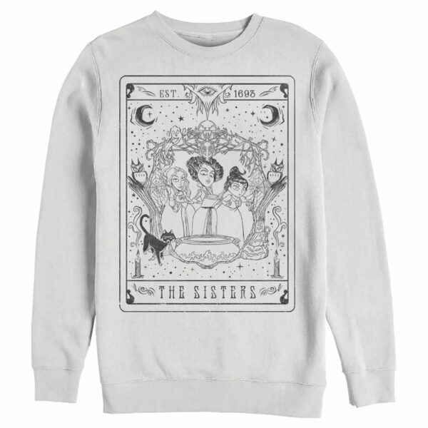 Men’s Hocus Pocus Sanderson Sister Tarot Card Sweatshirt