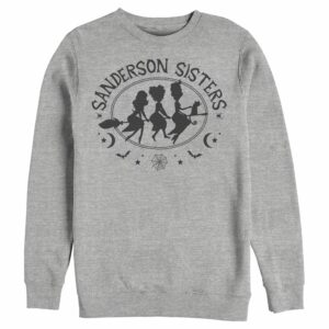 Men’s Hocus Pocus Sanderson Sisters Broom Silhouette Sweatshirt