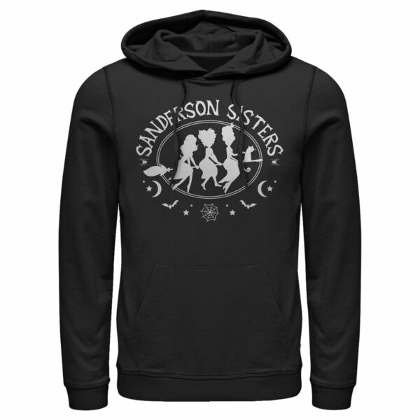 Men’s Hocus Pocus Sanderson Sisters Witch Broom Pull Over Hoodie