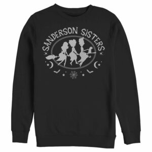 Men’s Hocus Pocus Sanderson Sisters Witch Broom Sweatshirt