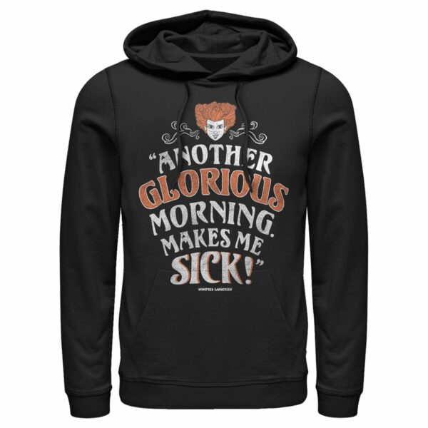 Men’s Hocus Pocus Winifred Glorious Morning Pull Over Hoodie