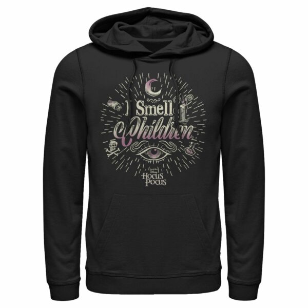 Men’s Hocus Pocus Witches Smell Children Pull Over Hoodie