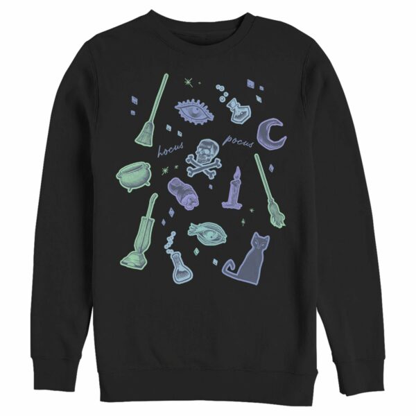 Men’s Hocus Pocus Witchy Symbols Sweatshirt