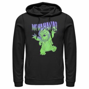 Men’s Lilo & Stitch Mwahaha Halloween Horror Pull Over Hoodie