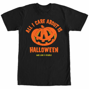 Men’s Lost Gods All I Care About is Halloween T-Shirt