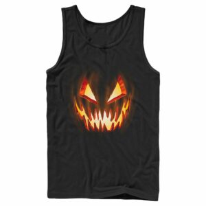 Men’s Lost Gods Evil Pumpkin Face Tank Top