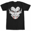 Men’s Lost Gods Halloween Dracula Vampire Face T-Shirt