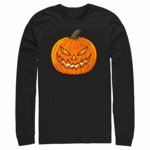 Men’s Lost Gods Halloween Evil Jack-O’-Lantern Long Sleeve Shirt