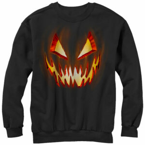 Men’s Lost Gods Halloween Evil Pumpkin Face Sweatshirt