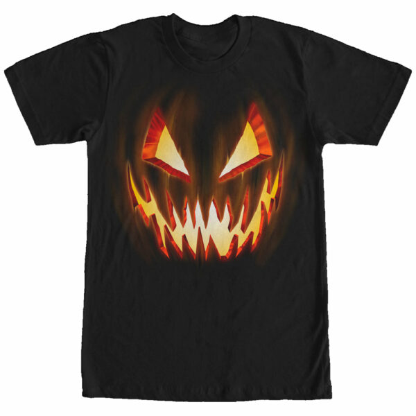 Men’s Lost Gods Halloween Evil Pumpkin Face T-Shirt