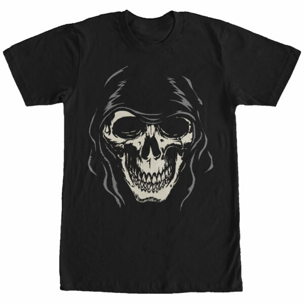 Men’s Lost Gods Halloween Grim Reaper Face T-Shirt