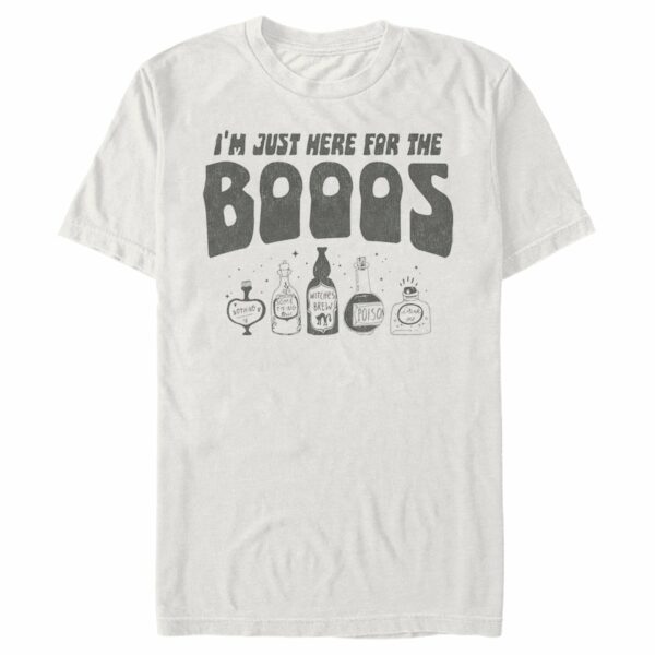 Men’s Lost Gods Halloween I’m Just Here for the Booos T-Shirt