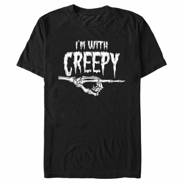 Men’s Lost Gods Halloween I’m With Creepy T-Shirt