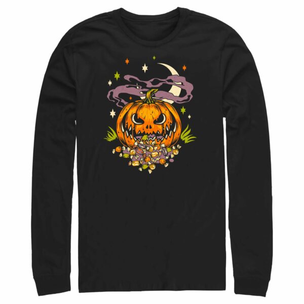 Men’s Lost Gods Halloween Jack-O’-Lantern Candy Long Sleeve Shirt