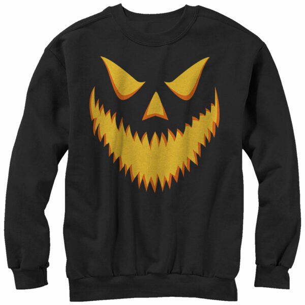 Men’s Lost Gods Halloween Jack-o’-Lantern Grin Sweatshirt