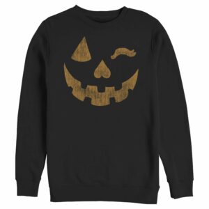 Men’s Lost Gods Halloween Jack-o’-Lantern Wink Sweatshirt