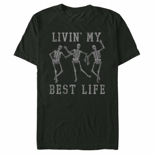 Men’s Lost Gods Halloween Livin’ My Best Life T-Shirt