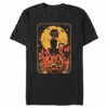 Men’s Lost Gods Halloween Retro Cat Scene T-Shirt